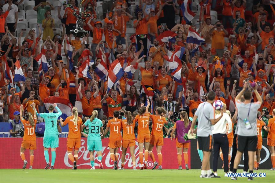 (SP)FRANCE-LYON-2019 FIFA WOMEN'S WORLD CUP-SEMIFINAL-NED VS SWE