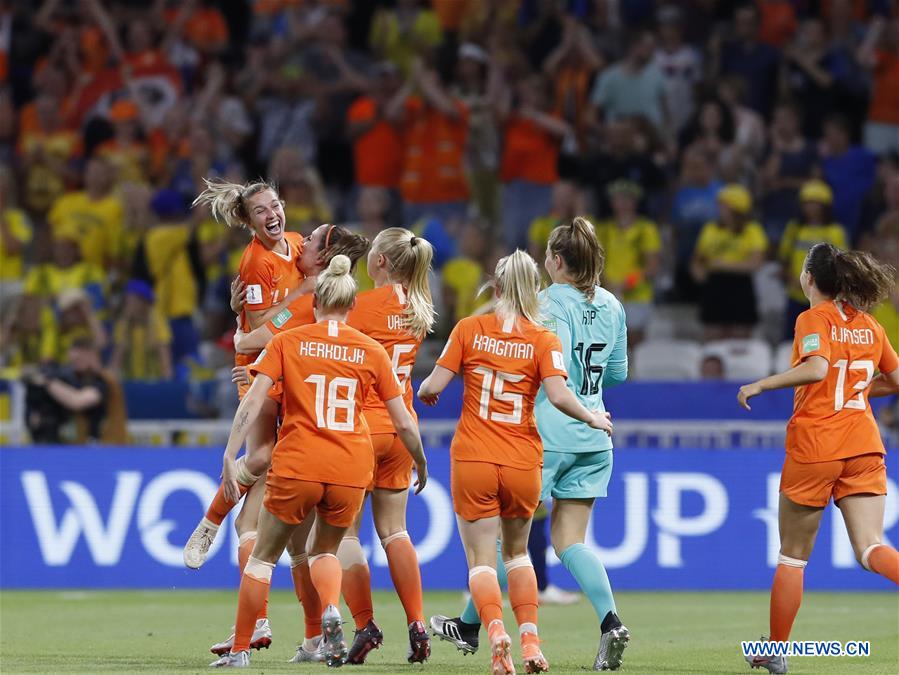 (SP)FRANCE-LYON-2019 FIFA WOMEN'S WORLD CUP-SEMIFINAL-NED VS SWE