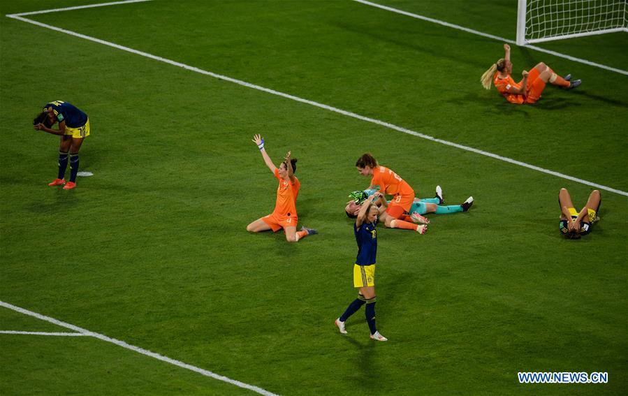 (SP)FRANCE-LYON-2019 FIFA WOMEN'S WORLD CUP-SEMIFINAL-NED VS SWE