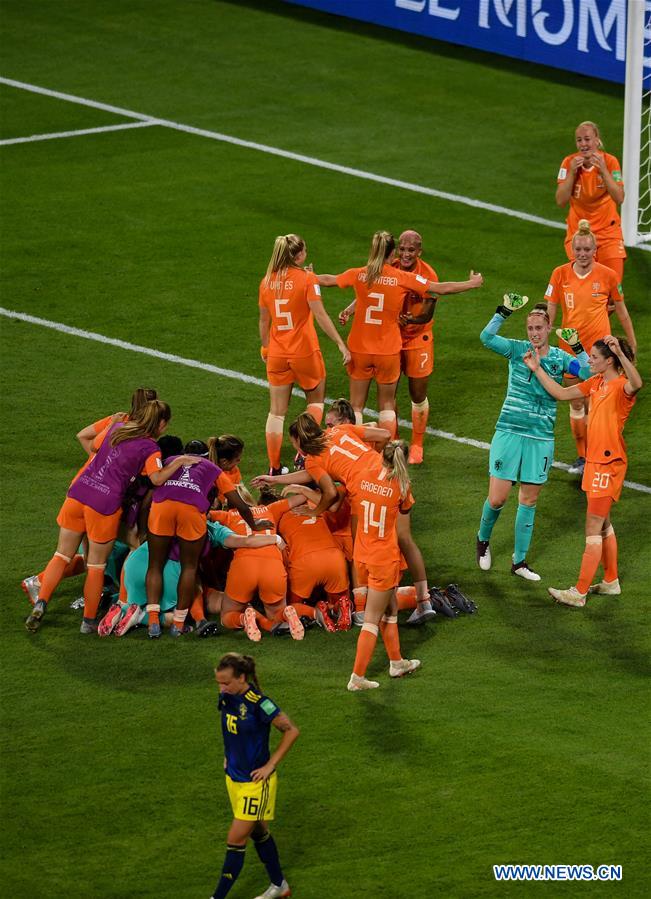 (SP)FRANCE-LYON-2019 FIFA WOMEN'S WORLD CUP-SEMIFINAL-NED VS SWE