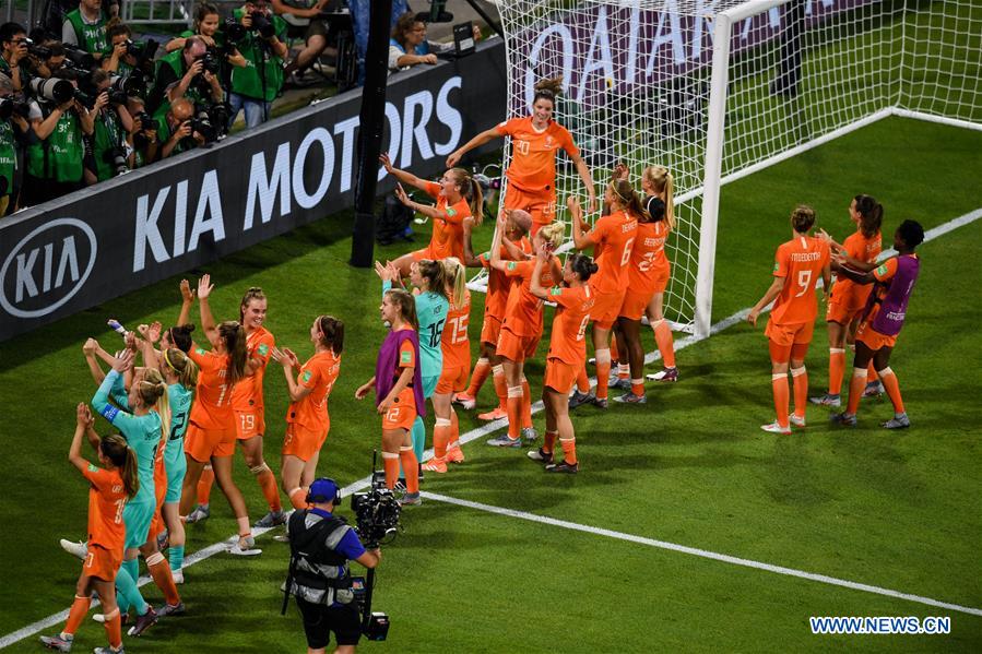 (SP)FRANCE-LYON-2019 FIFA WOMEN'S WORLD CUP-SEMIFINAL-NED VS SWE