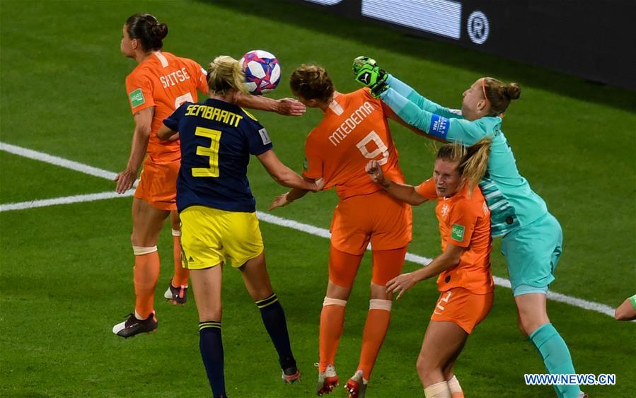 (SP)FRANCE-LYON-2019 FIFA WOMEN'S WORLD CUP-SEMIFINAL-NED VS SWE