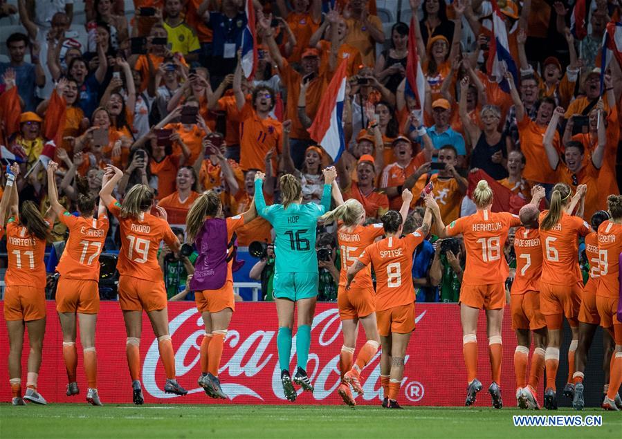 (SP)FRANCE-LYON-2019 FIFA WOMEN'S WORLD CUP-SEMIFINAL-NED VS SWE