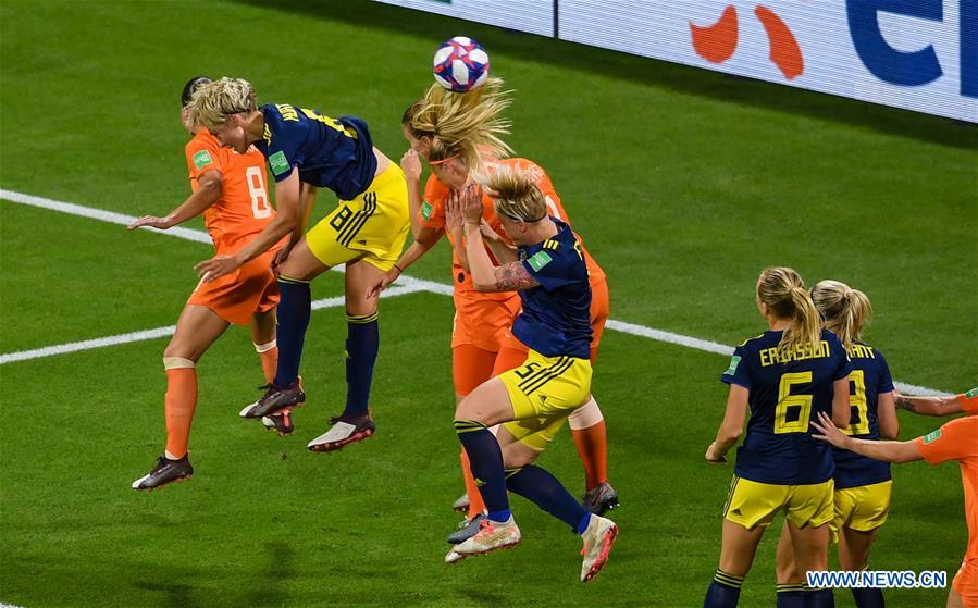 (SP)FRANCE-LYON-2019 FIFA WOMEN'S WORLD CUP-SEMIFINAL-NED VS SWE