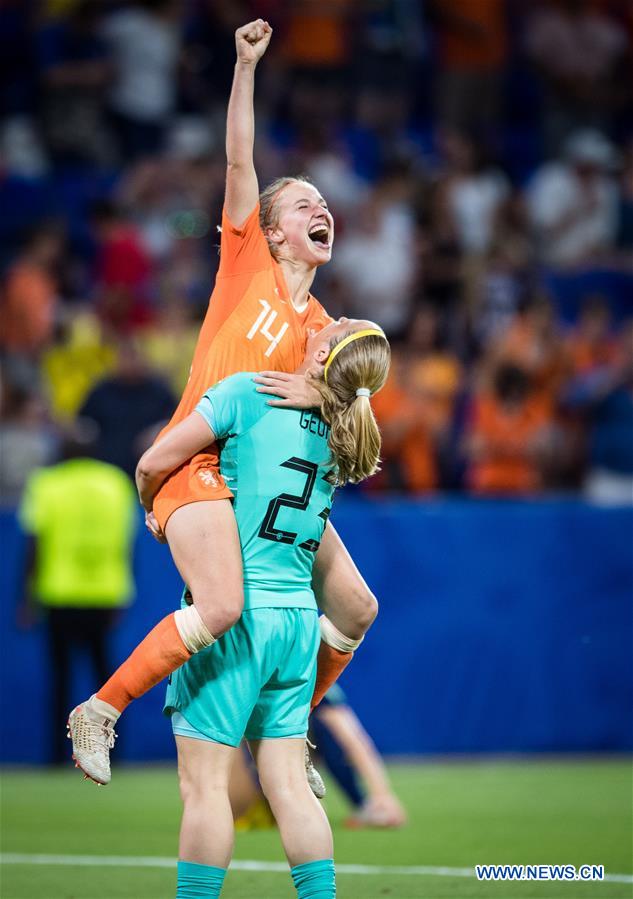(SP)FRANCE-LYON-2019 FIFA WOMEN'S WORLD CUP-SEMIFINAL-NED VS SWE