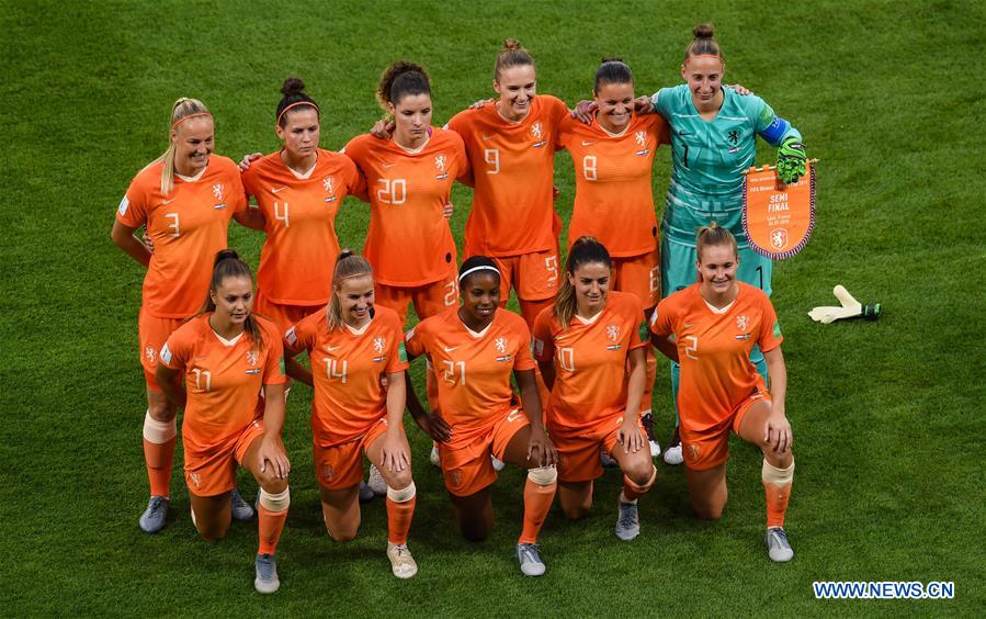 (SP)FRANCE-LYON-2019 FIFA WOMEN'S WORLD CUP-SEMIFINAL-NED VS SWE