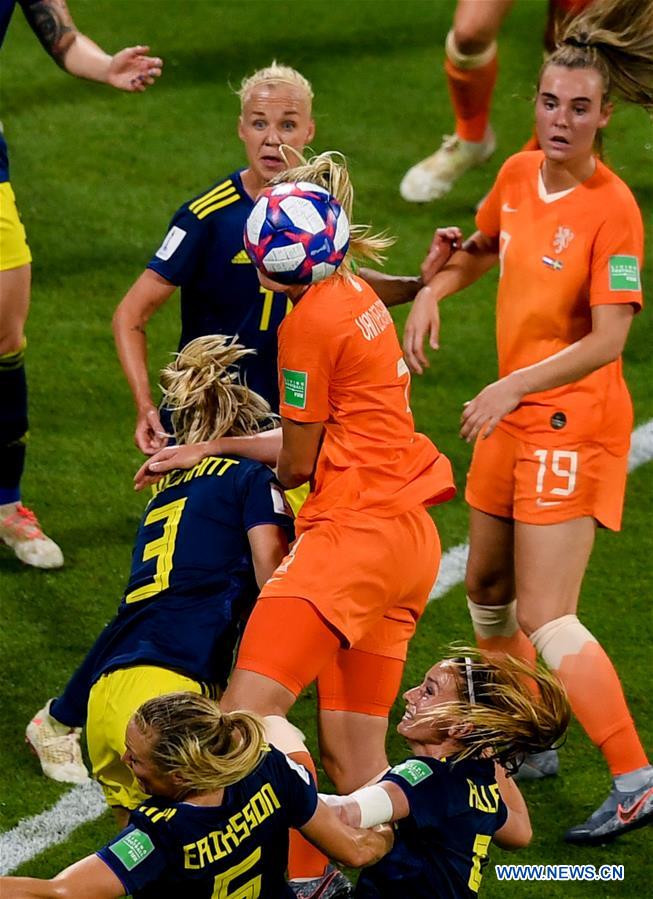 (SP)FRANCE-LYON-2019 FIFA WOMEN'S WORLD CUP-SEMIFINAL-NED VS SWE