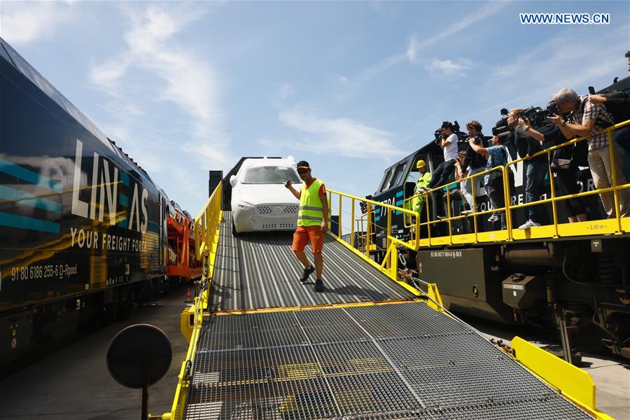 BELGIUM-GHENT-CHINA RAILWAY EXPRESS-ARRIVAL