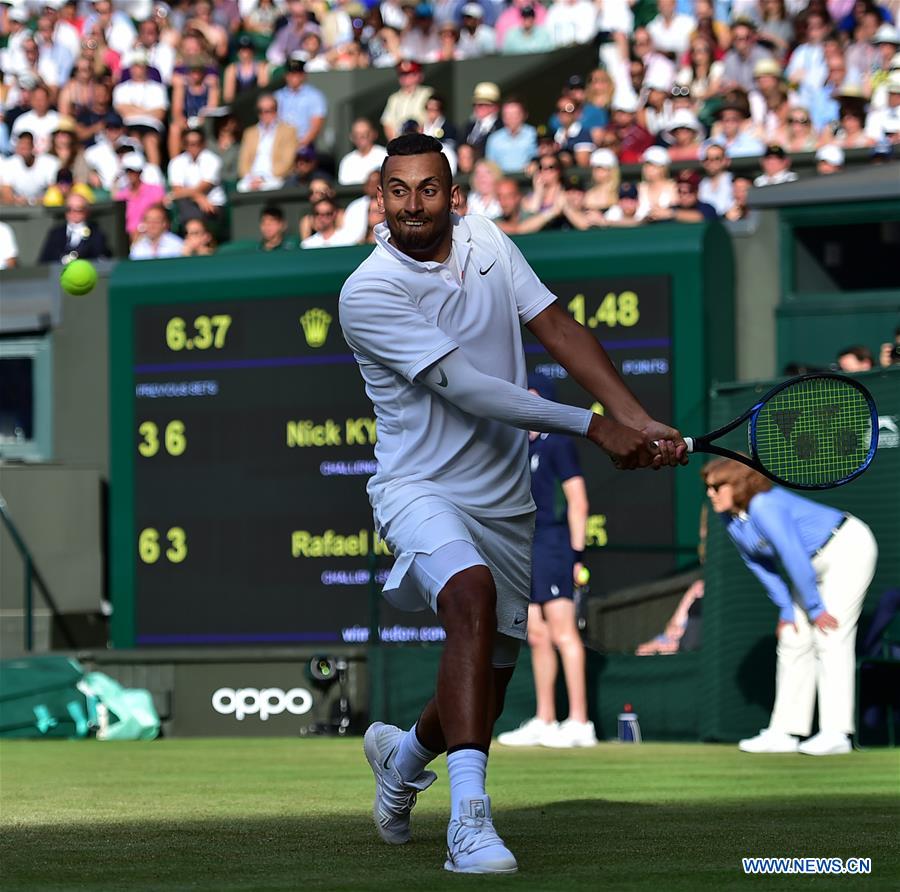 (SP)BRITAIN-LONDON-TENNIS-WIMBLEDON-DAY 4