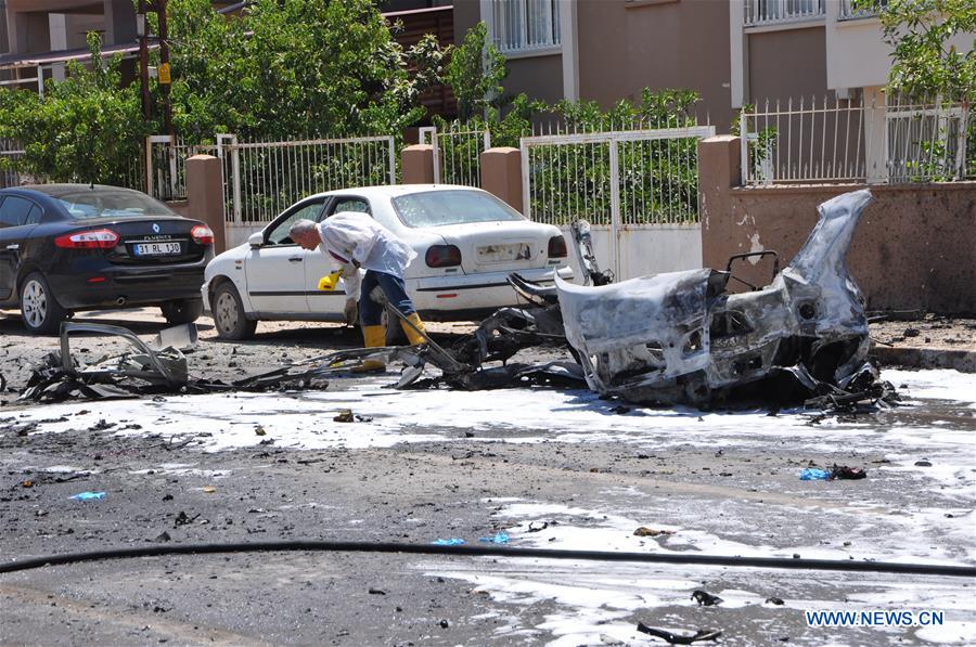 TURKEY-HATAY-REYHANLI-CAR EXPLOSION