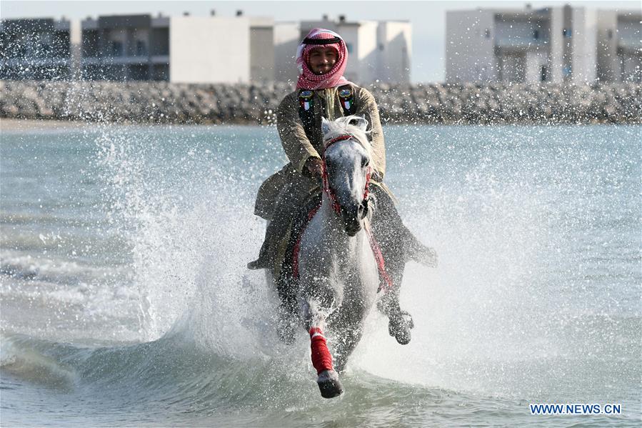 KUWAIT-MUBARAK AL-KABEER-CAVALRY-HORSE RIDING SHOW