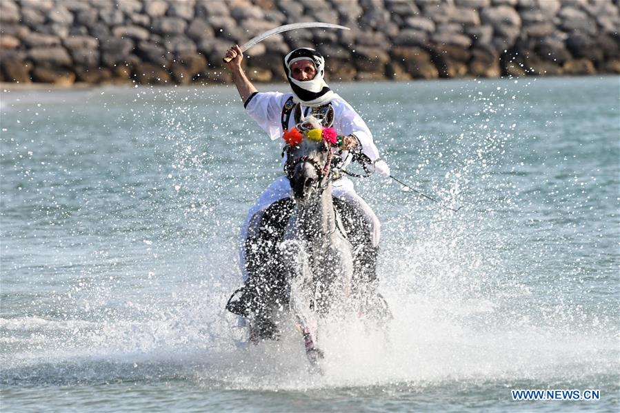 KUWAIT-MUBARAK AL-KABEER-CAVALRY-HORSE RIDING SHOW