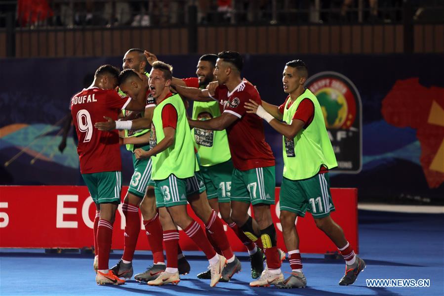 (SP)EGYPT-CAIRO-FOOTBALL-AFRICA CUP OF NATIONS-BENIN VS MOROCCO