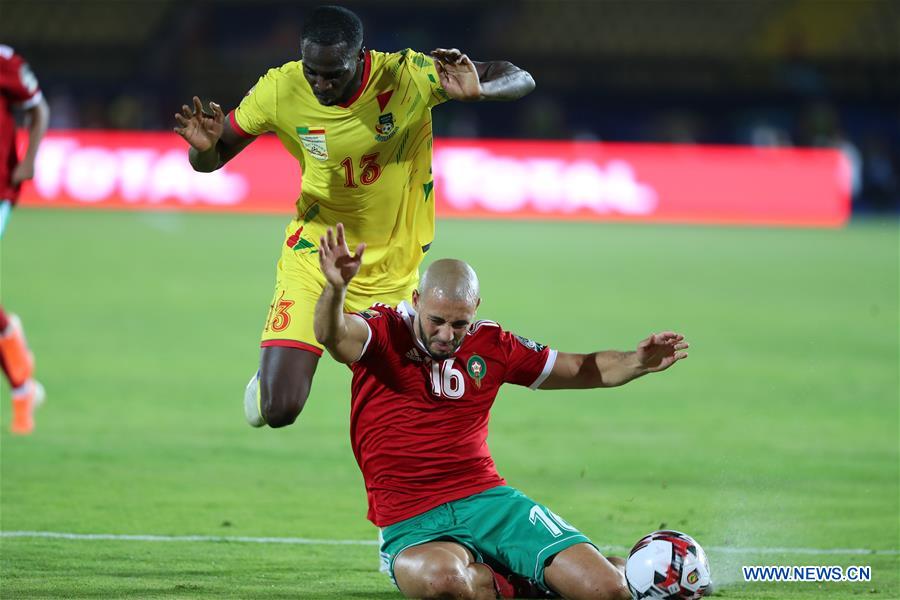 (SP)EGYPT-CAIRO-FOOTBALL-AFRICA CUP OF NATIONS-BENIN VS MOROCCO