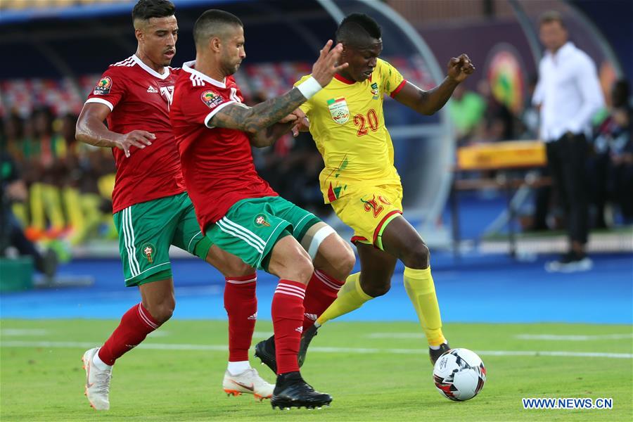 (SP)EGYPT-CAIRO-FOOTBALL-AFRICA CUP OF NATIONS-BENIN VS MOROCCO
