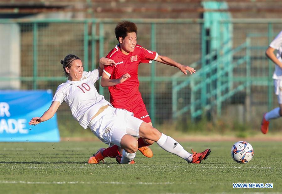 (SP)ITALY-NAPLES-SUMMER UNIVERSIADE 2019-WOMEN'S SOCCER-CHINA VS RUSSIA