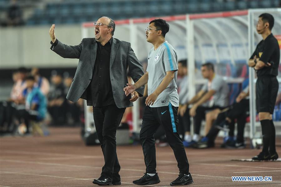 (SP)CHINA-DALIAN-FOOTBALL-CSL-RAFAEL BENITEZ