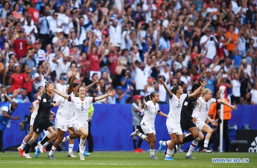 (SP)FRANCE-LYON-2019 FIFA WOMEN'S WORLD CUP-FINAL-USA VS NED 
