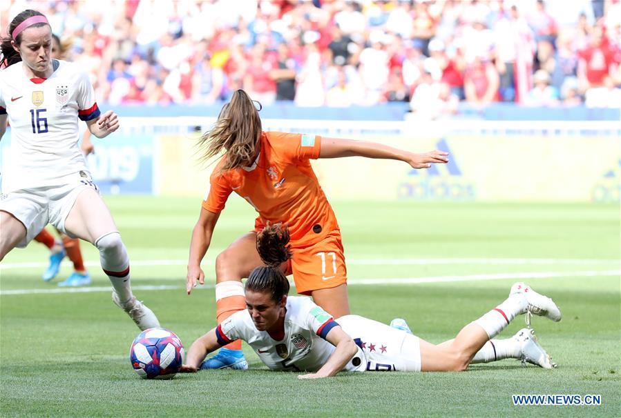 (SP)FRANCE-LYON-2019 FIFA WOMEN'S WORLD CUP-FINAL-USA VS NED 