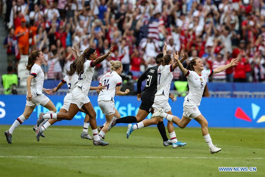 (SP)FRANCE-LYON-2019 FIFA WOMEN'S WORLD CUP-FINAL-USA VS NED 
