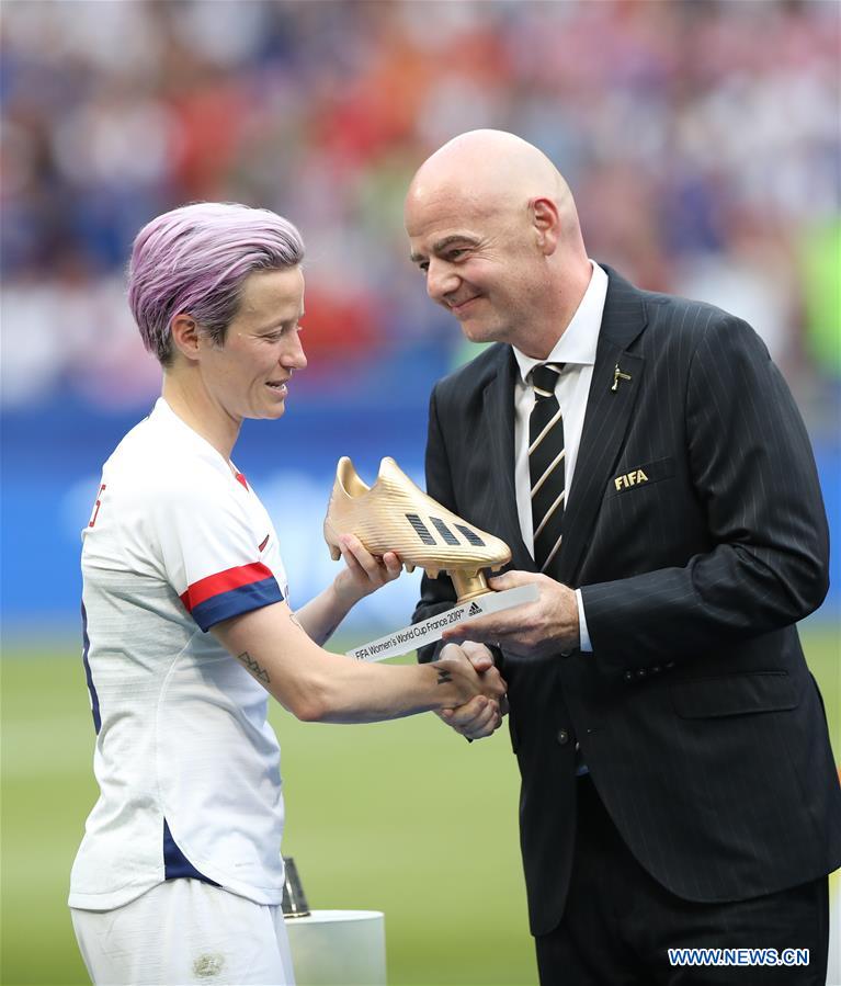 (SP)FRANCE-LYON-2019 FIFA WOMEN'S WORLD CUP-FINAL-USA VS NED 