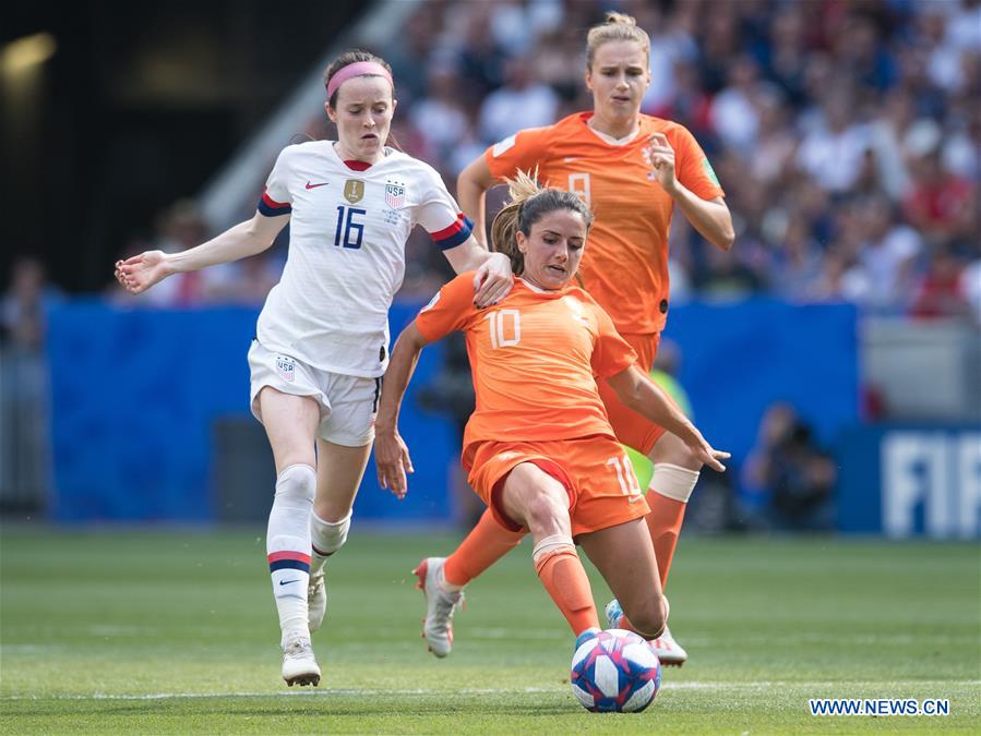 (SP)FRANCE-LYON-2019 FIFA WOMEN'S WORLD CUP-FINAL-USA VS NED 