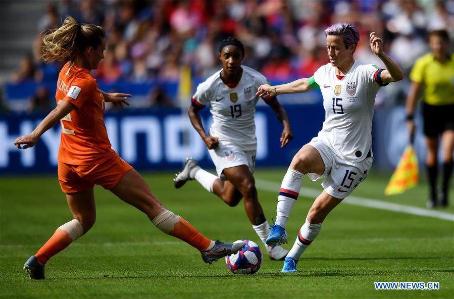 (SP)FRANCE-LYON-2019 FIFA WOMEN'S WORLD CUP-FINAL-USA VS NED 