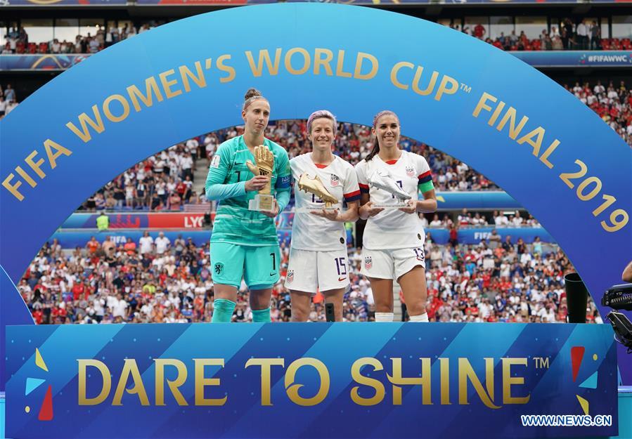 (SP)FRANCE-LYON-2019 FIFA WOMEN'S WORLD CUP-FINAL-USA VS NED 