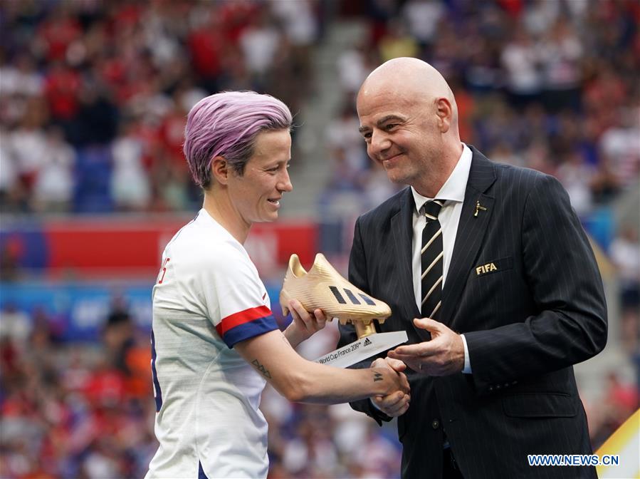 (SP)FRANCE-LYON-2019 FIFA WOMEN'S WORLD CUP-FINAL-USA VS NED 