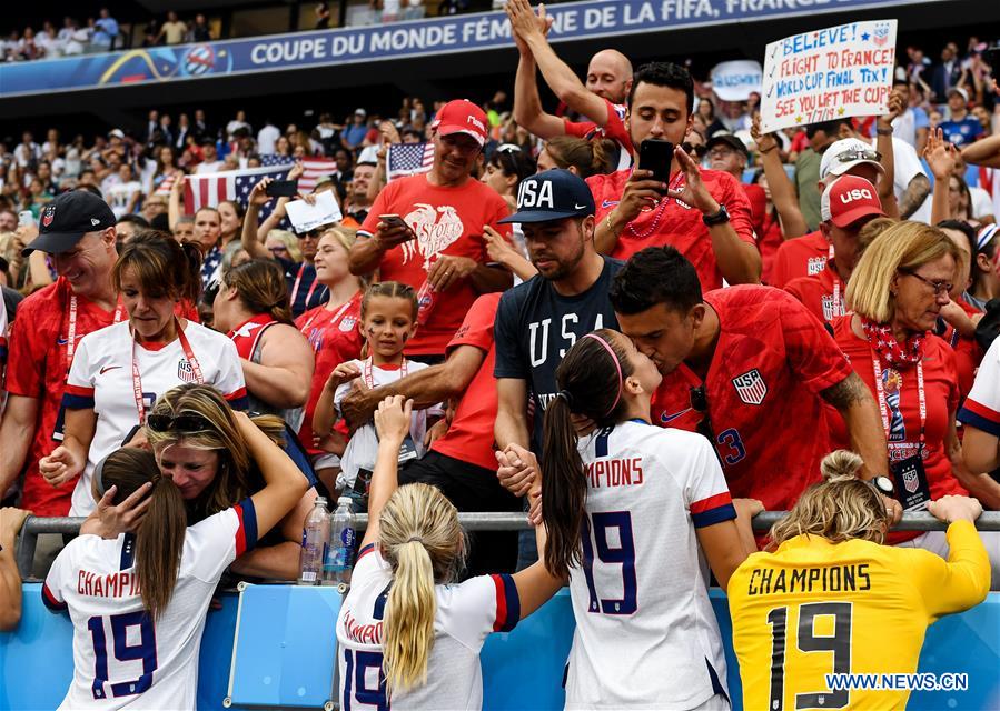 (SP)FRANCE-LYON-2019 FIFA WOMEN'S WORLD CUP-FINAL-USA VS NED 