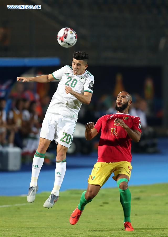(SP)EGYPT-CAIRO-FOOTBALL-AFRICA CUP OF NATIONS-ALGERIA VS GUINEA