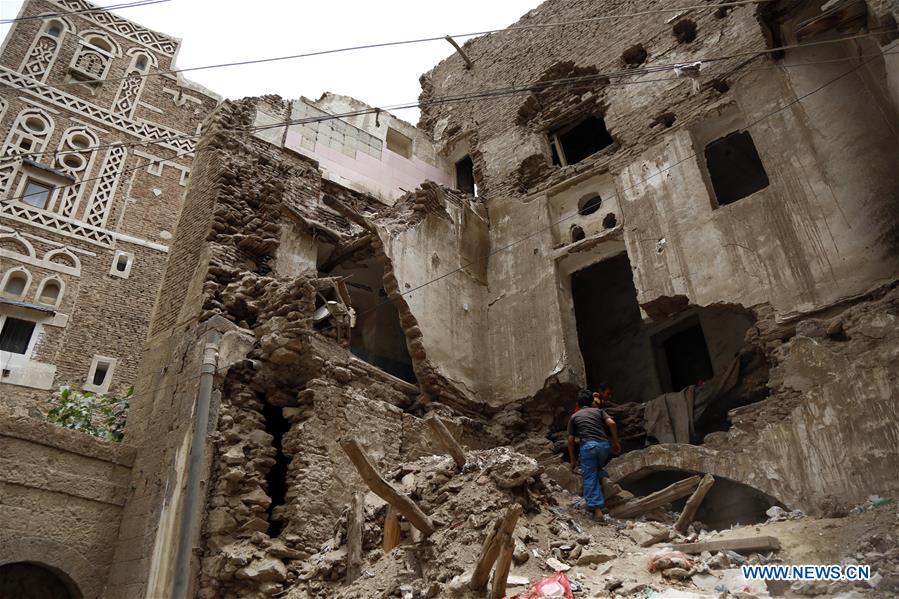 YEMEN-SANAA-OLD CITY-WAR-DESTRUCTION