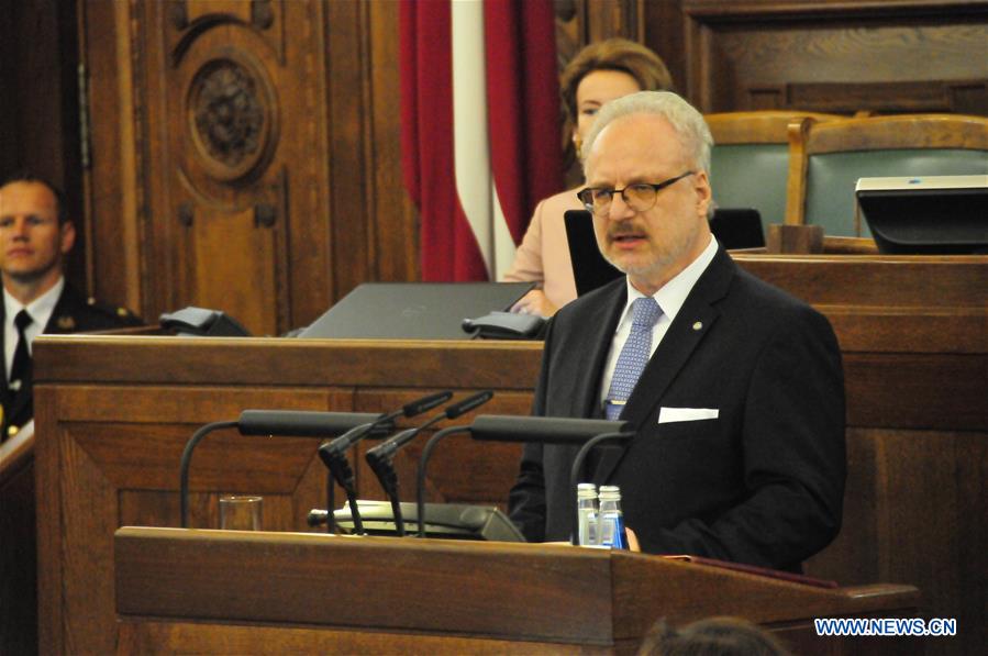 LATVIA-RIGA-NEW PRESIDENT-ASSUME OFFICE