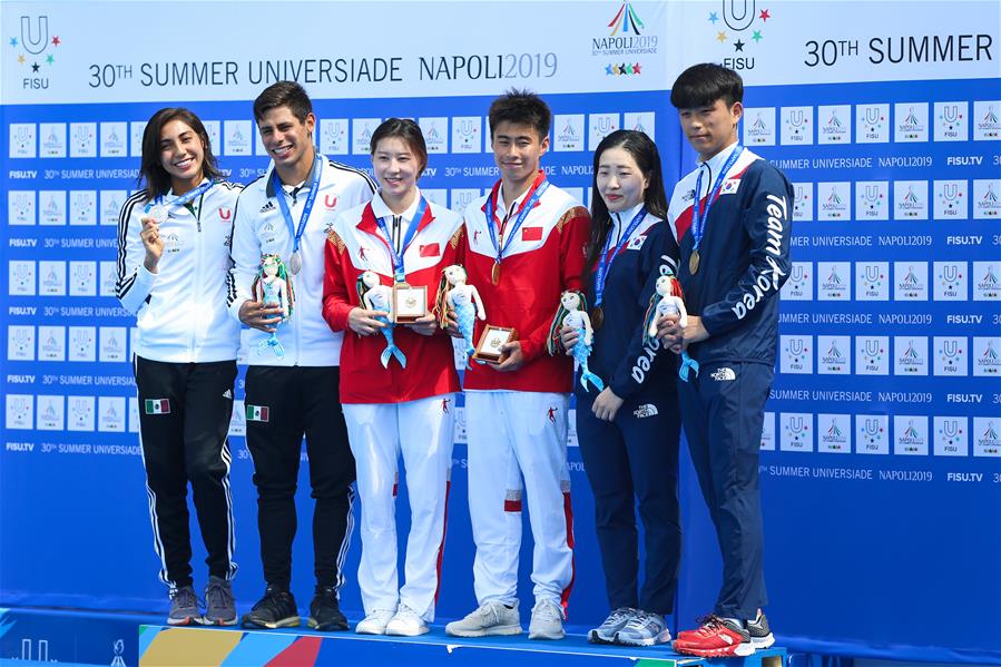 (SP)ITALY-NAPLES-SUMMER UNIVERSIADE-DIVING-MIXED TEAM EVENT-FINAL