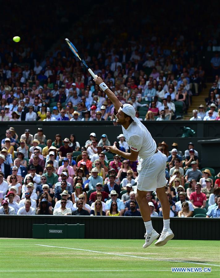 (SP)BRITAIN-LONDON-TENNIS-WIMBLEDON-DAY 7