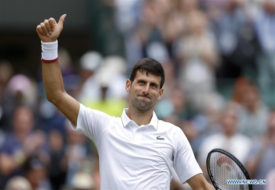 (SP)BRITAIN-LONDON-TENNIS-WIMBLEDON-MEN'S SINGELS-DAY 7