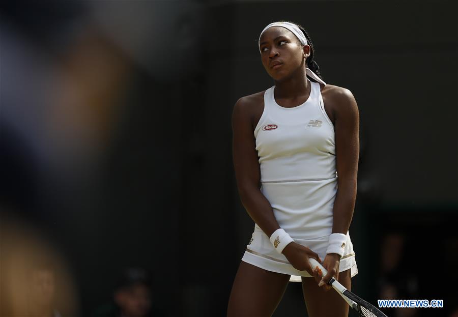 (SP)BRITAIN-LONDON-TENNIS-WIMBLEDON-WOMEN'S SINGLES-DAY 7