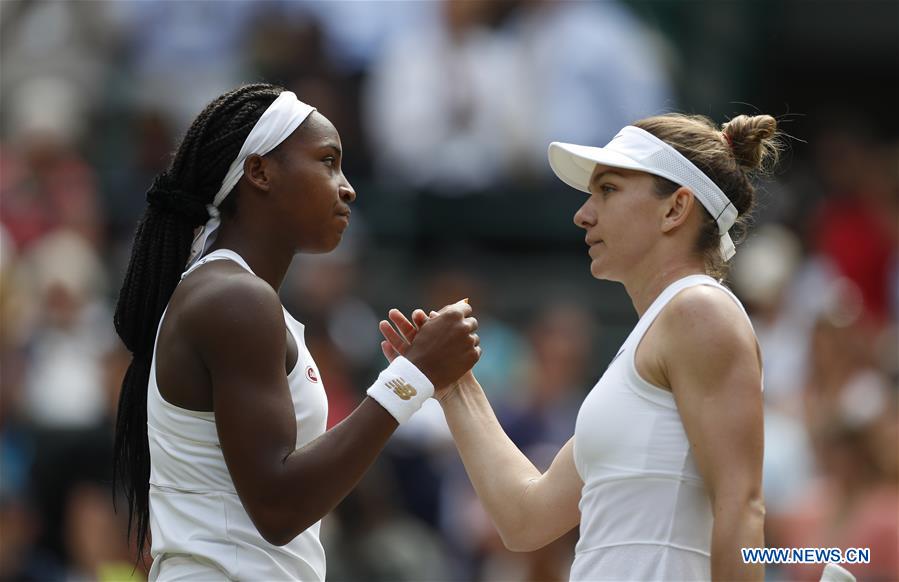 (SP)BRITAIN-LONDON-TENNIS-WIMBLEDON-WOMEN'S SINGLES-DAY 7