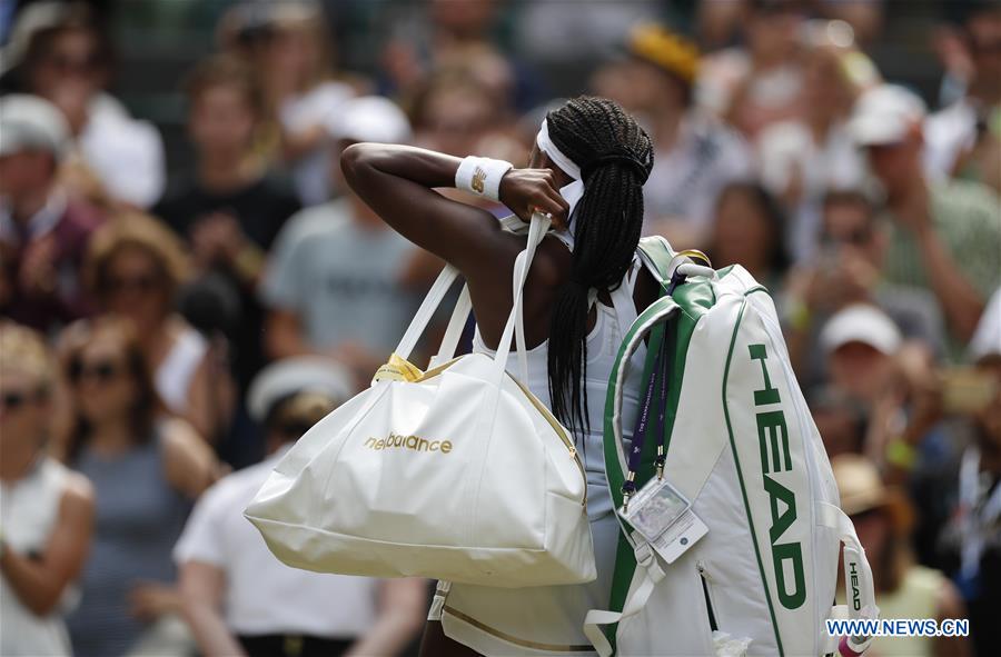 (SP)BRITAIN-LONDON-TENNIS-WIMBLEDON-WOMEN'S SINGLES-DAY 7