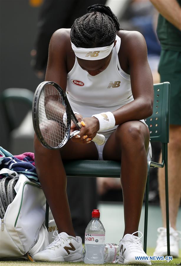 (SP)BRITAIN-LONDON-TENNIS-WIMBLEDON-WOMEN'S SINGLES-DAY 7