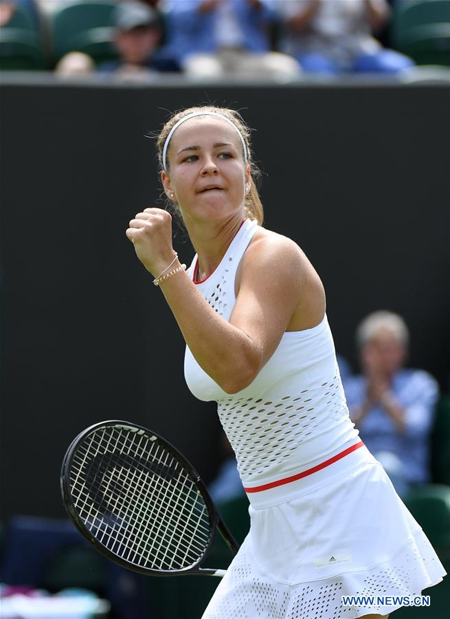 (SP)BRITAIN-LONDON-TENNIS-WIMBLEDON-WOMEN'S SINGLES-DAY 7