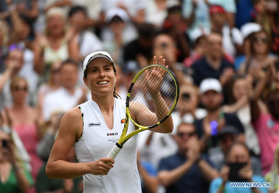 (SP)BRITAIN-LONDON-TENNIS-WIMBLEDON-WOMEN'S SINGLES-DAY 7