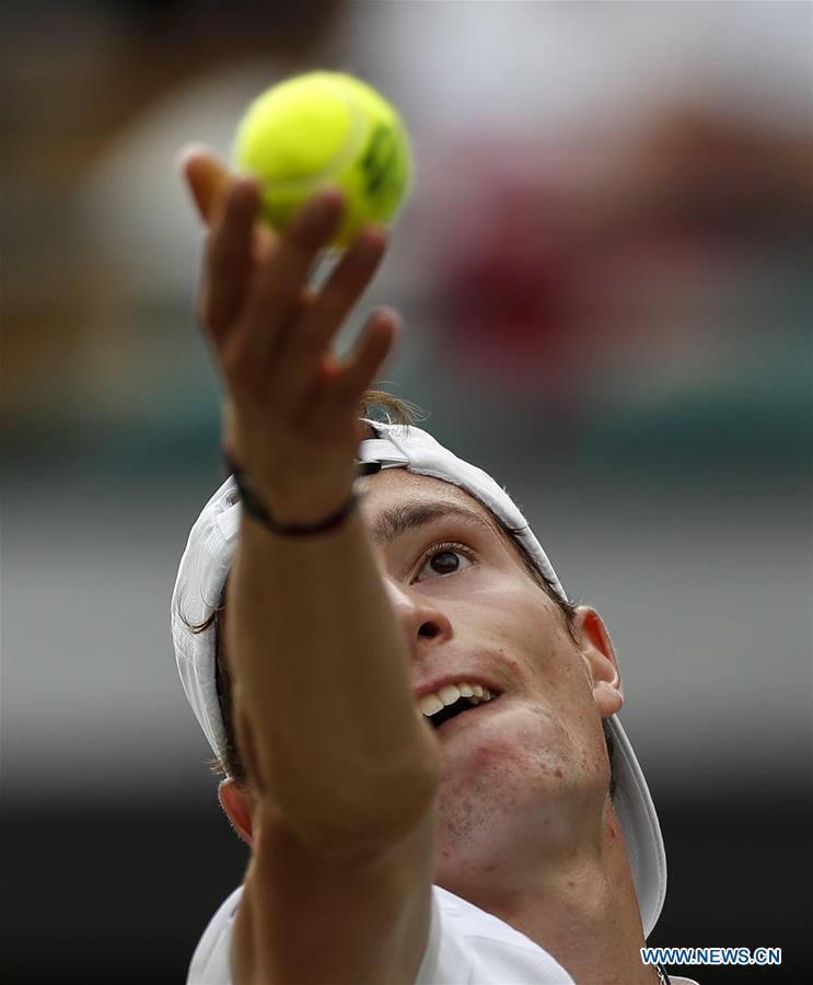 (SP)BRITAIN-LONDON-TENNIS-WIMBLEDON-MEN'S SINGELS-DAY 7