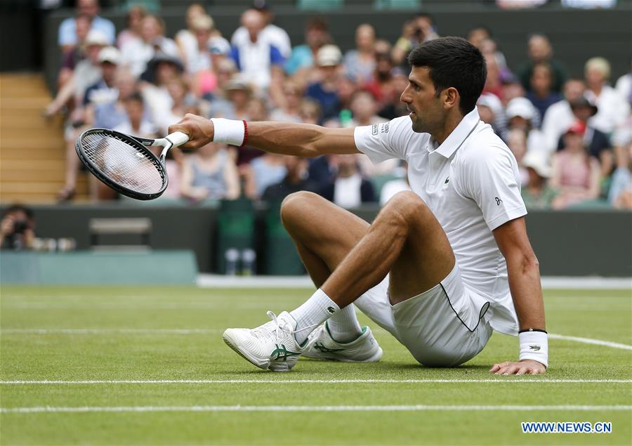 (SP)BRITAIN-LONDON-TENNIS-WIMBLEDON-MEN'S SINGELS-DAY 7