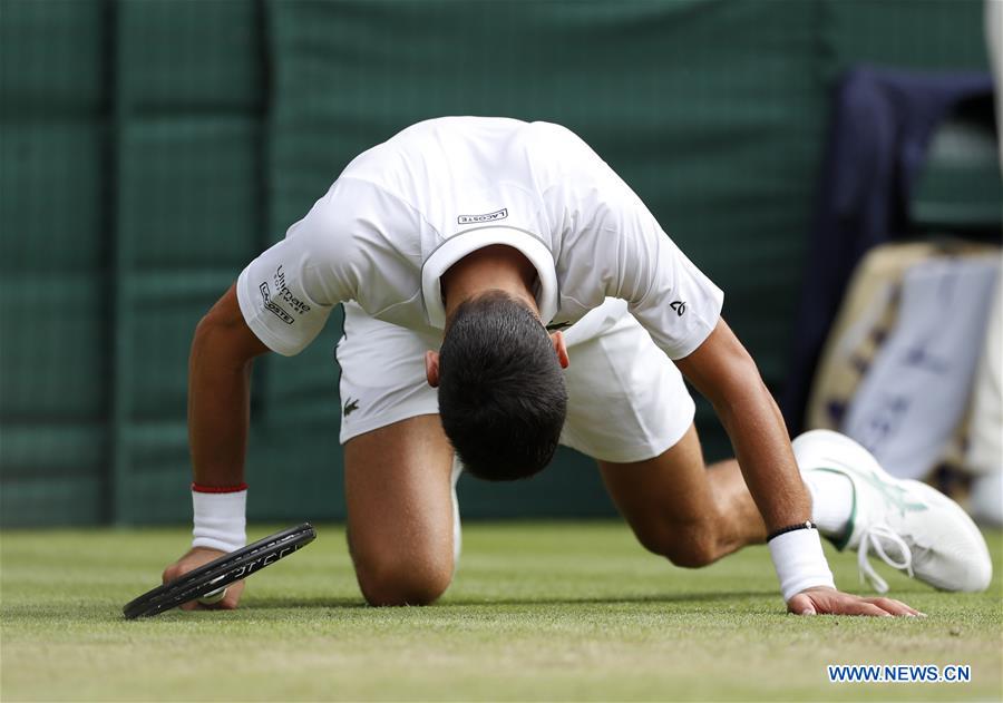 (SP)BRITAIN-LONDON-TENNIS-WIMBLEDON-MEN'S SINGELS-DAY 7