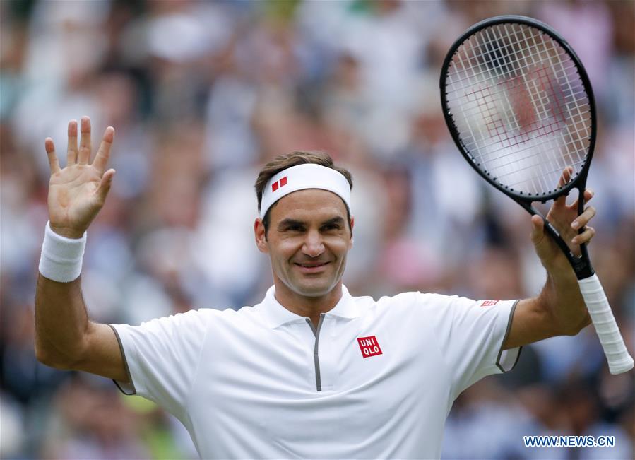 (SP)BRITAIN-LONDON-TENNIS-WIMBLEDON-MEN'S SINGLES-DAY 7