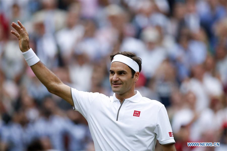 (SP)BRITAIN-LONDON-TENNIS-WIMBLEDON-MEN'S SINGLES-DAY 7