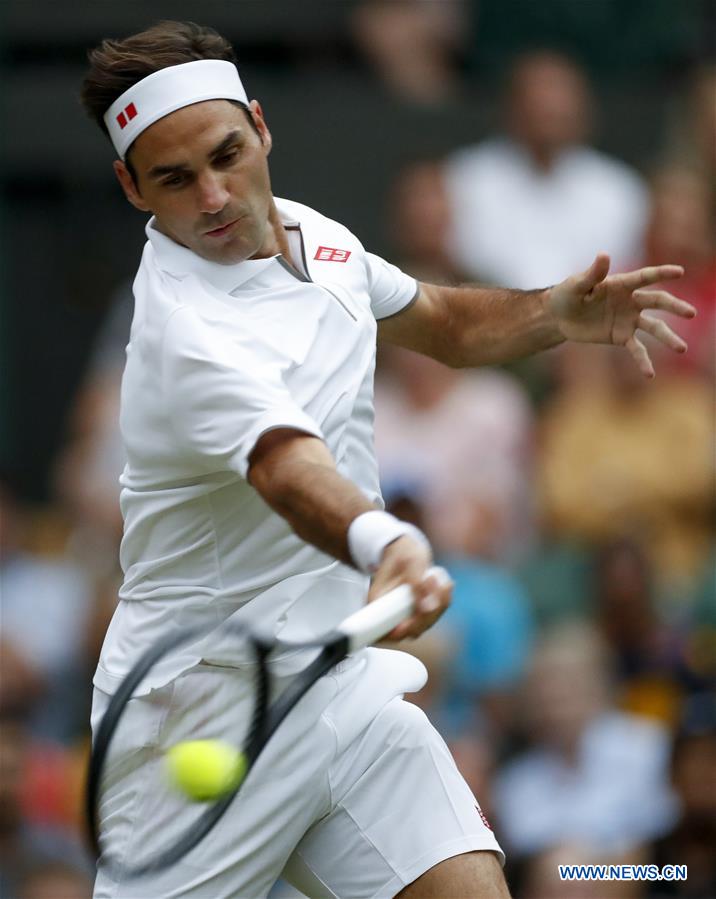 (SP)BRITAIN-LONDON-TENNIS-WIMBLEDON-MEN'S SINGLES-DAY 7