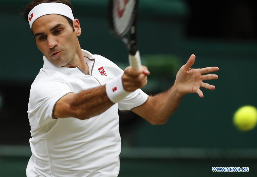 (SP)BRITAIN-LONDON-TENNIS-WIMBLEDON-MEN'S SINGLES-DAY 7