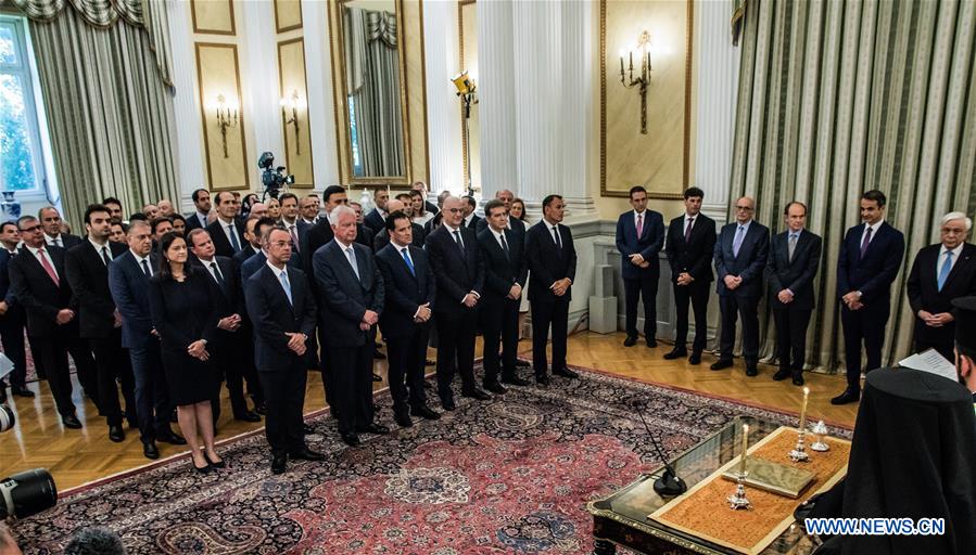 GREECE-ATHENS-GOVERNMENT-SWEARING-IN CEREMONY